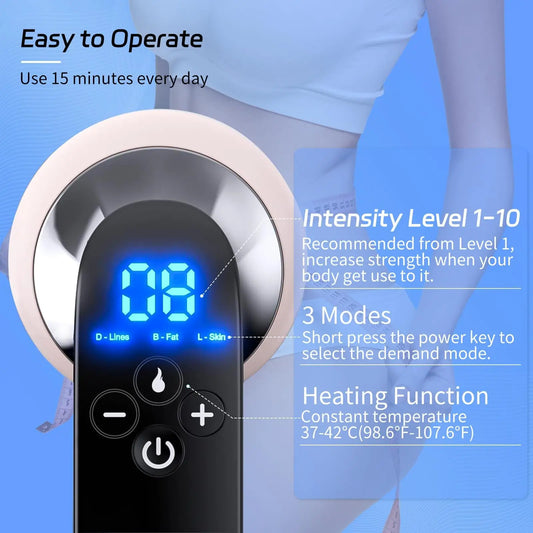 Electric Vacuum Anti-Cellulite Therapy Massager