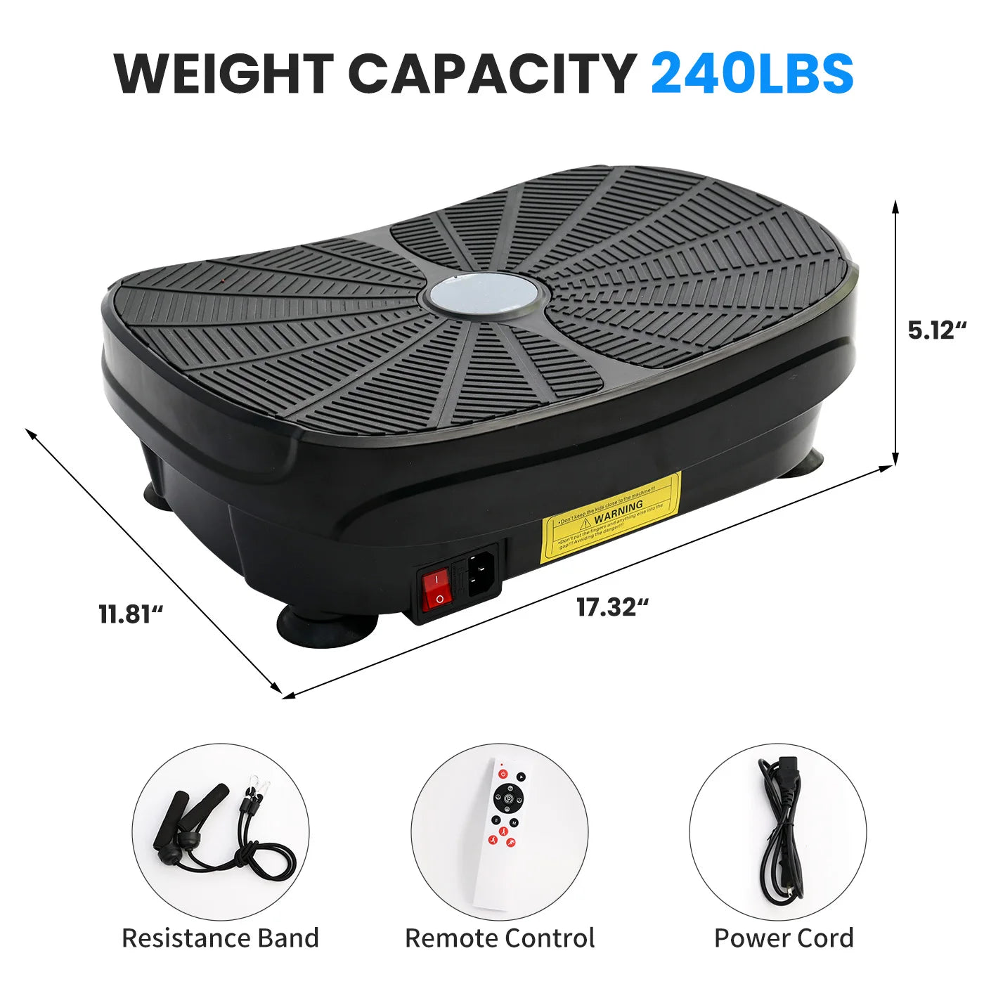 Vibration Plate Exercise Machine Whole Body Workout