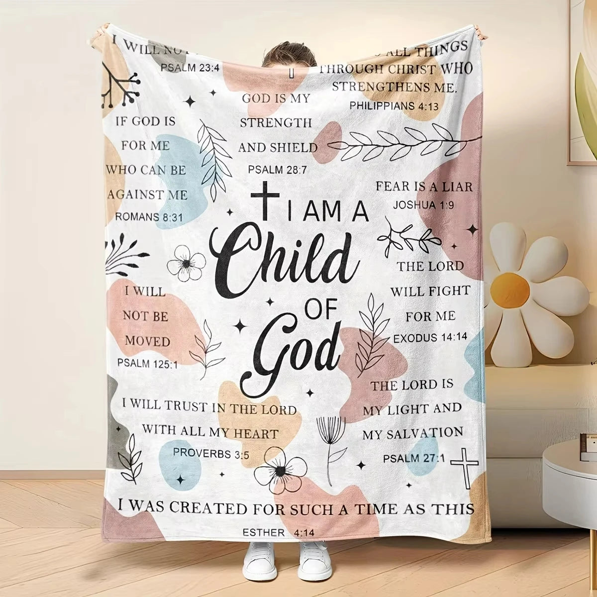 Inspirational Soft Flannel Blanket