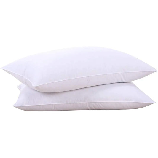 Puredown® Goose Feathers and Down White Pillows Set Of 2