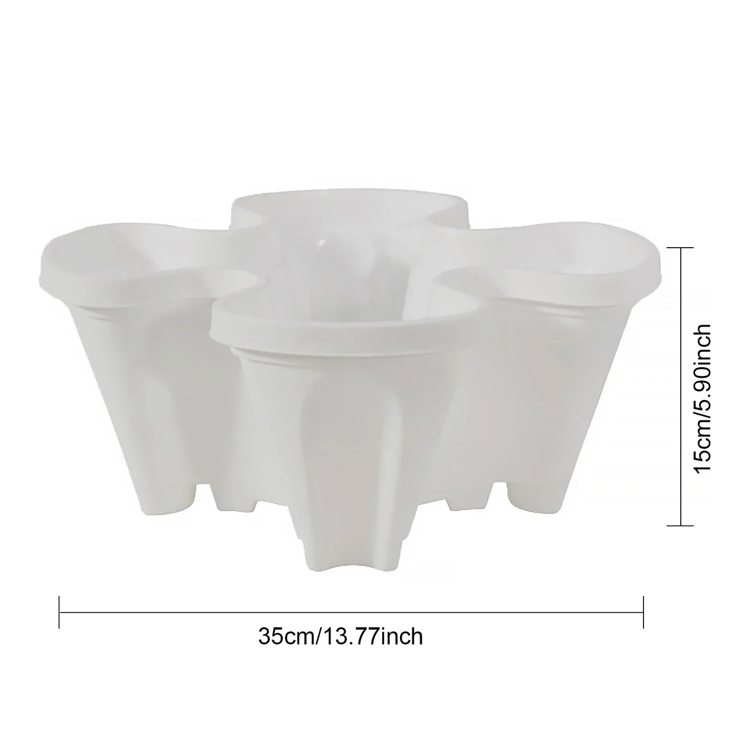 5-Layer Stackable Vertical Plant Flower Pots - Ideal For Herb Garden