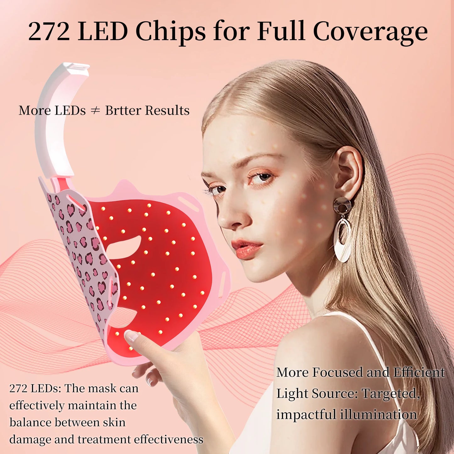 Red Light Therapy Face Mask