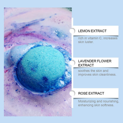 Bubble Bath Bombs Aroma Exfoliating Relief Relaxing Aromatherapy