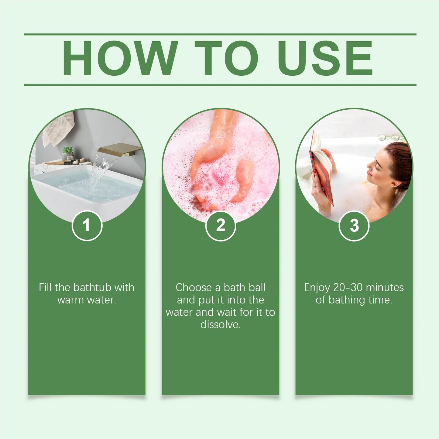 Aromatherapy Bath Bomb Ball Floral Scent Skin