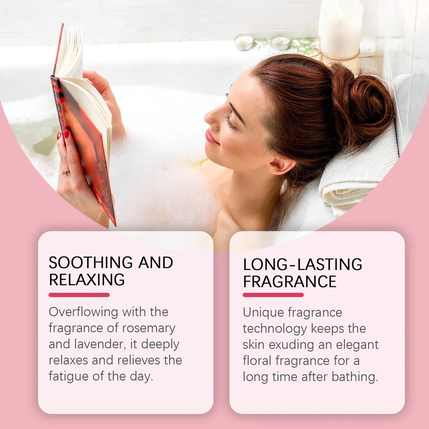 6pcs Bubble Bath Bomb Ball Exfoliating Body Nourish Skin