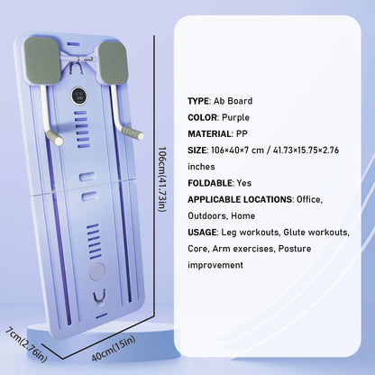 Adjustable Pilates  Ab & Push-up Workout Board