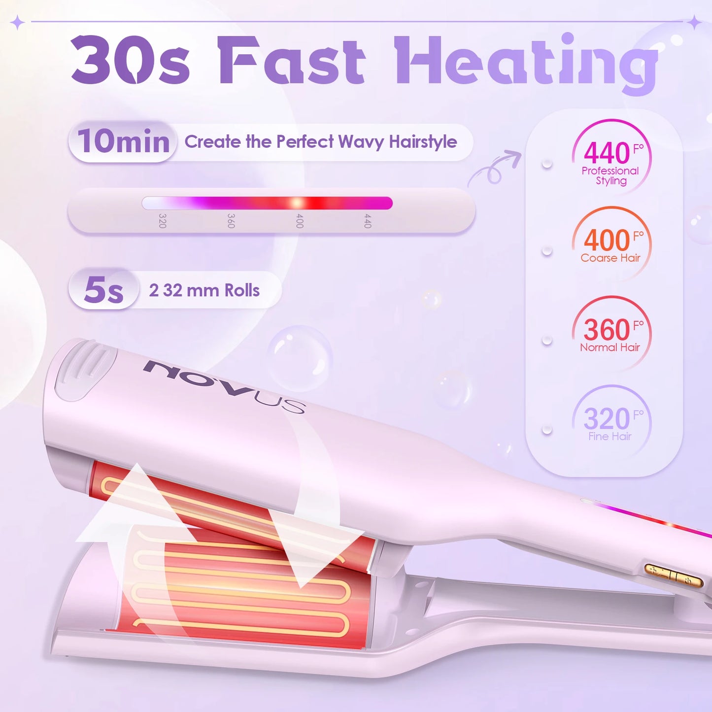 Curling Iron Hair Crimper Waver