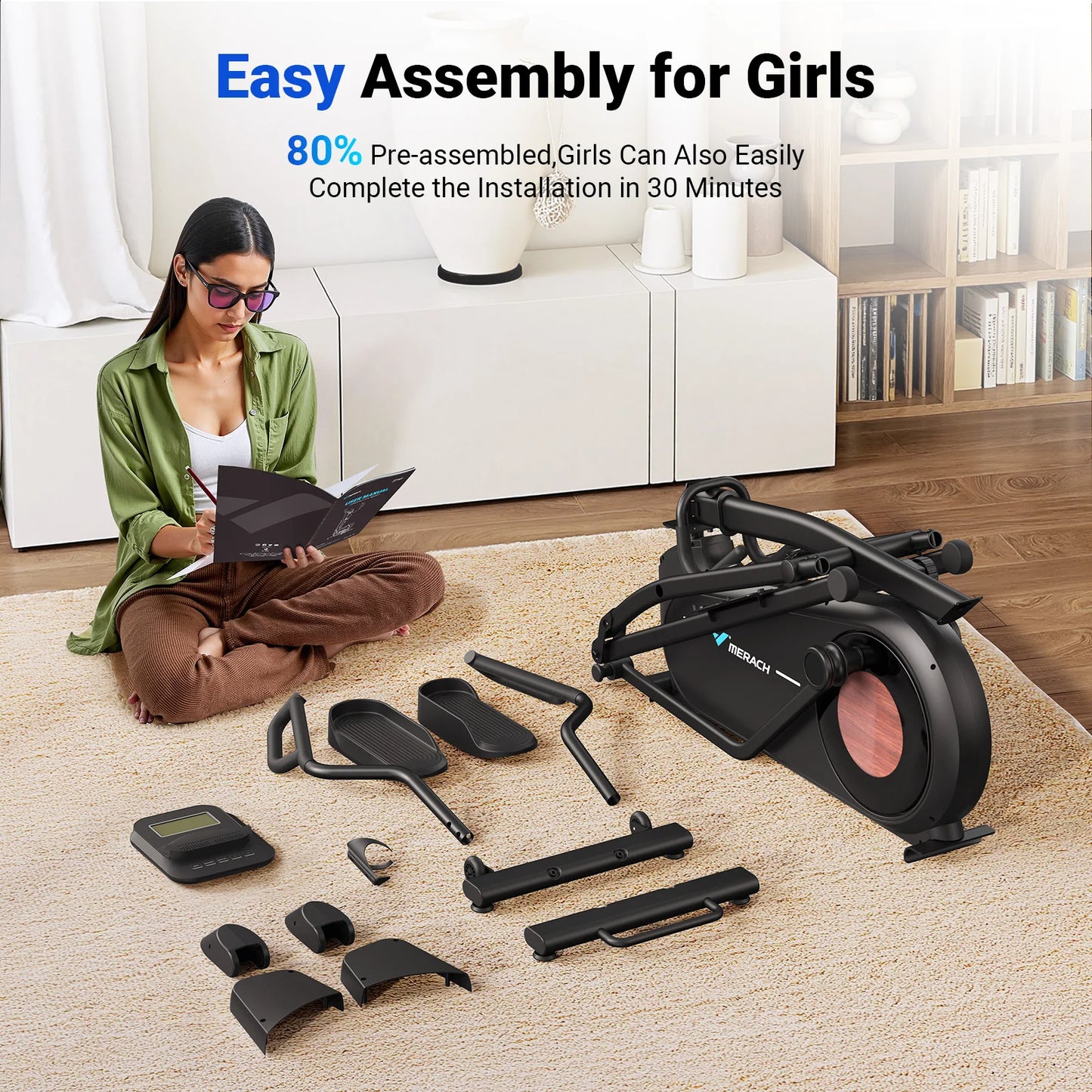 Elliptical Machine Hyper-Quiet And 8 Resistance Levels