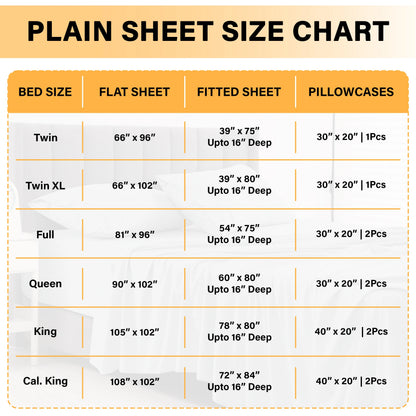 6 Piece Ultra-Soft Microfiber Bed Sheets