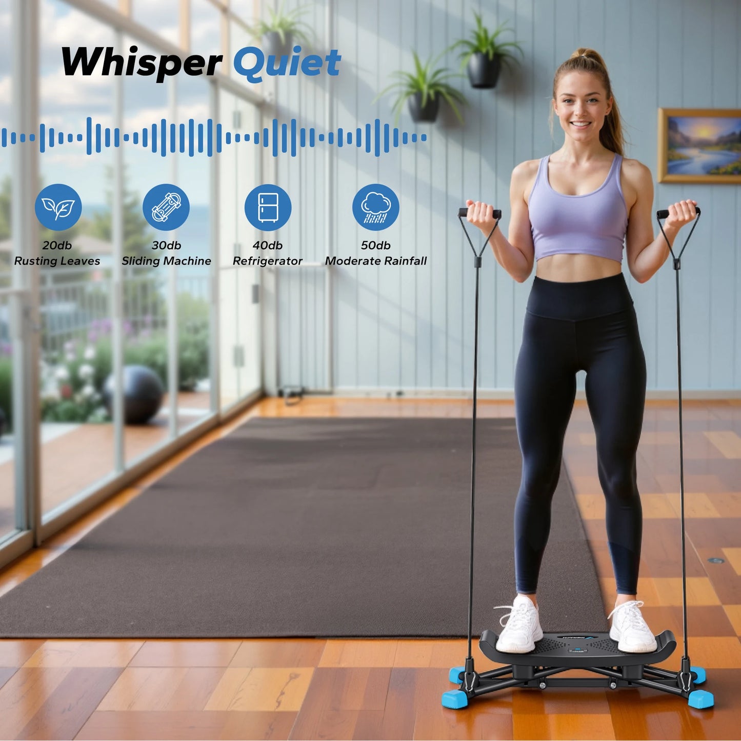 Simulated Ski Training Machine Full Body Exercise Equipment