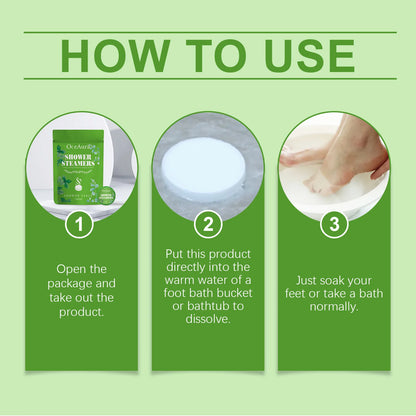 Body Shower Steamers Mint Scent