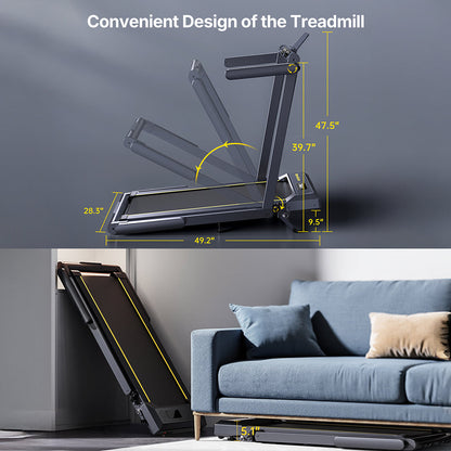 Toputure TP5 2-in-1 Foldable Treadmill