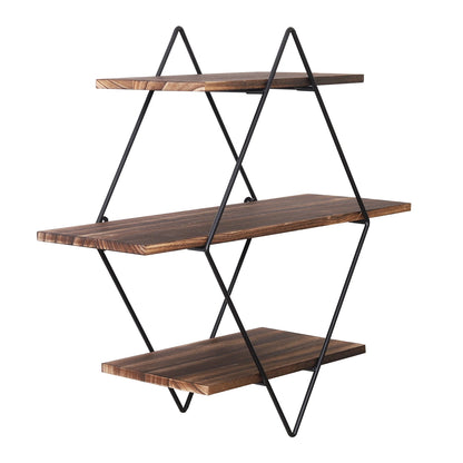3 Tier Floating Shelf Heavy Duty Hanging Wall Mounted