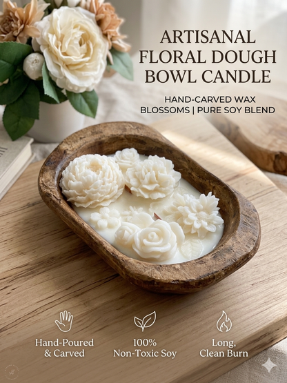 Botanical Garden Dough Bowl Candle | Two Styles