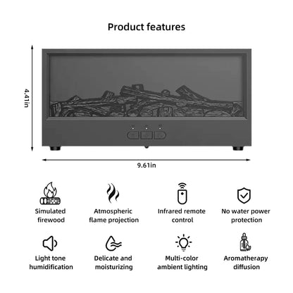 Desktop  Fireplace with Atmosphere Light
