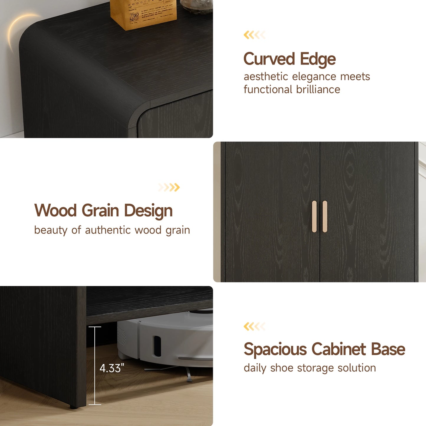 Shoe Cabinet, 6-Tier Shoe Storage Cabinet