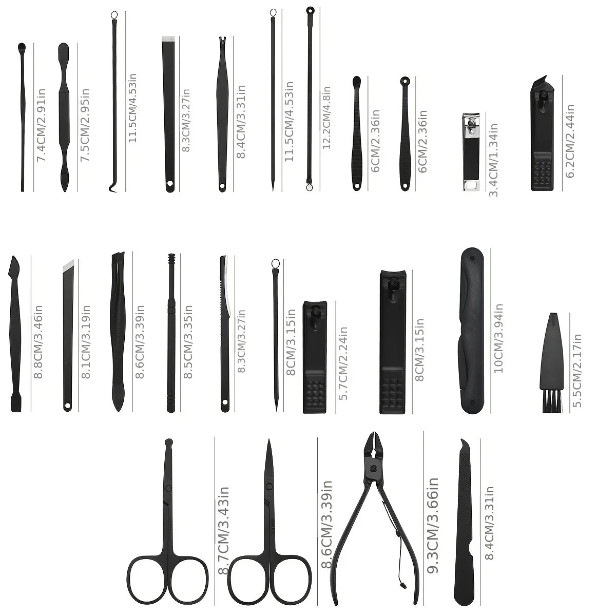 36 Piece Professional Manicure Pedicure Set