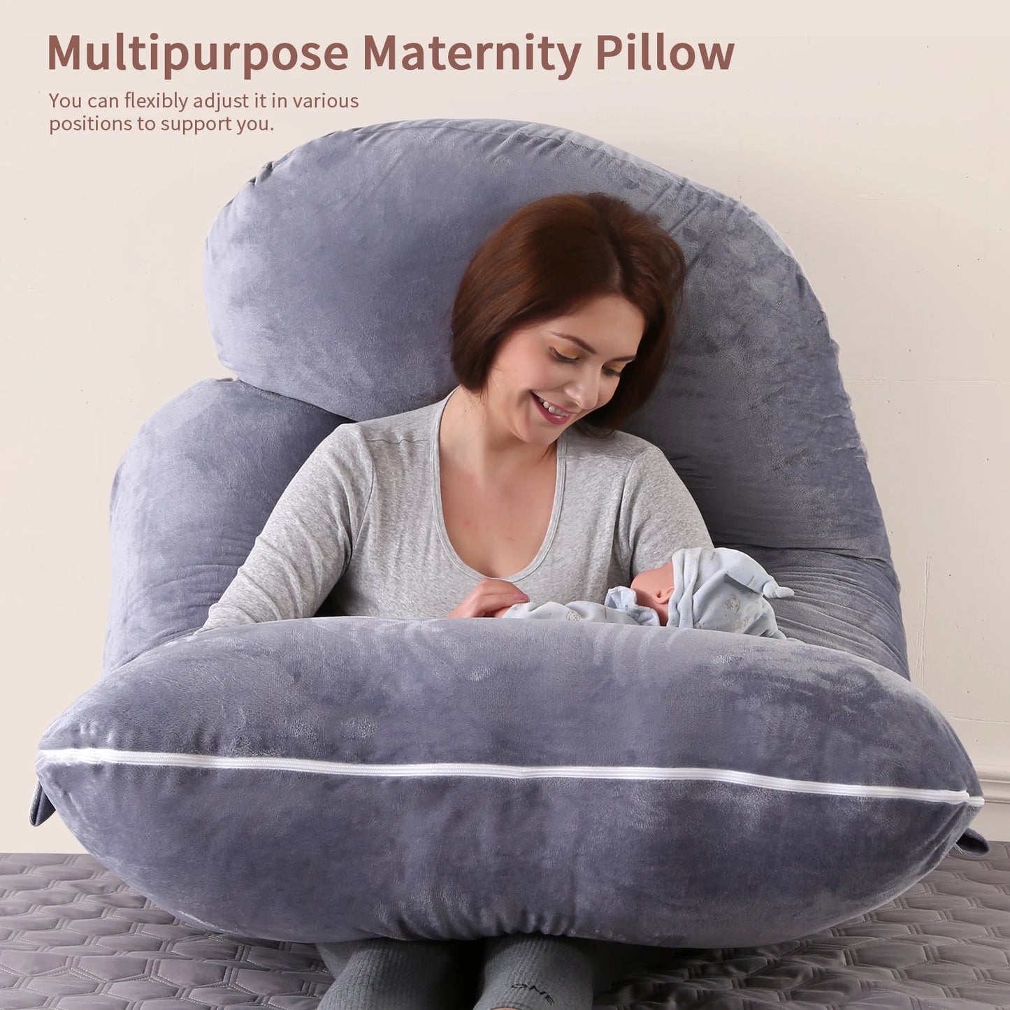 Pregnancy Pillows For Sleeping, G Shaped Full Body