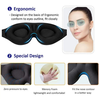Eye Mask for Sleeping 3D Contoured Cup