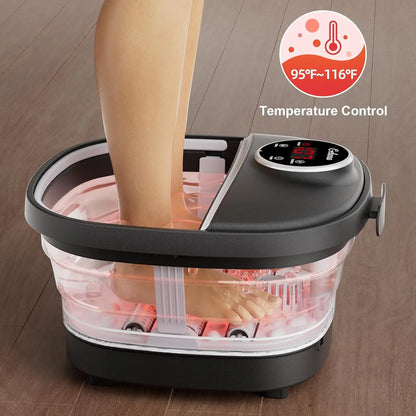 Collapsible Heated Foot Spa With Massage
