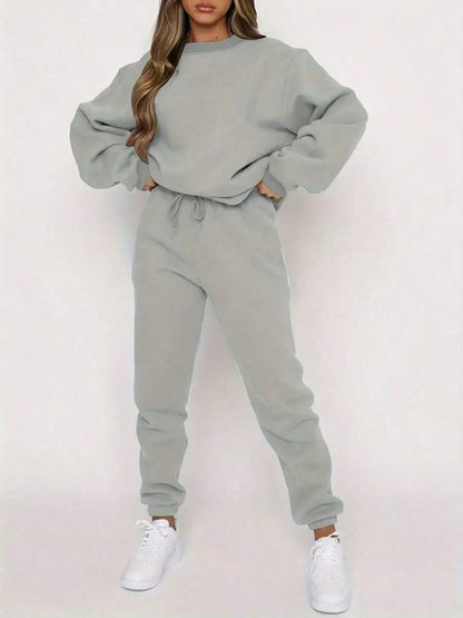 Women's Sportswear Set Filled Lining For Warmth,