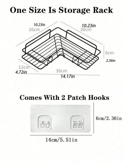 Triangle Corner Rack: Bathroom Kitchen