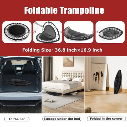 Trampoline for Adults, 40 50 Foldable