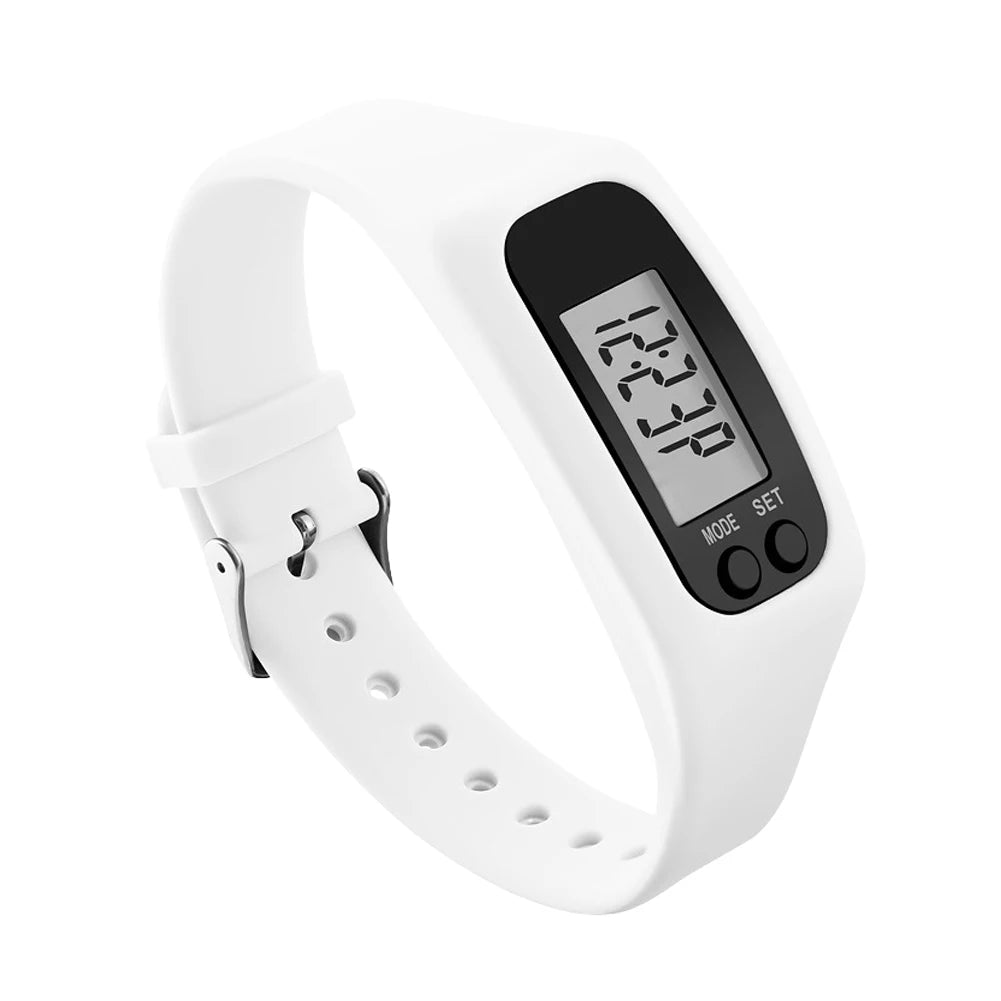 LED Bracelet Walking Running Pedometer