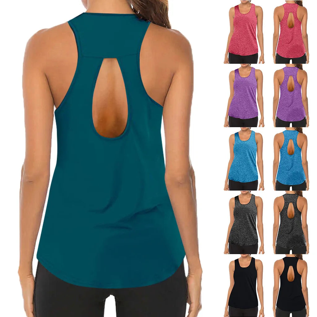 Yoga Tops Loose Breathable Tank Tops