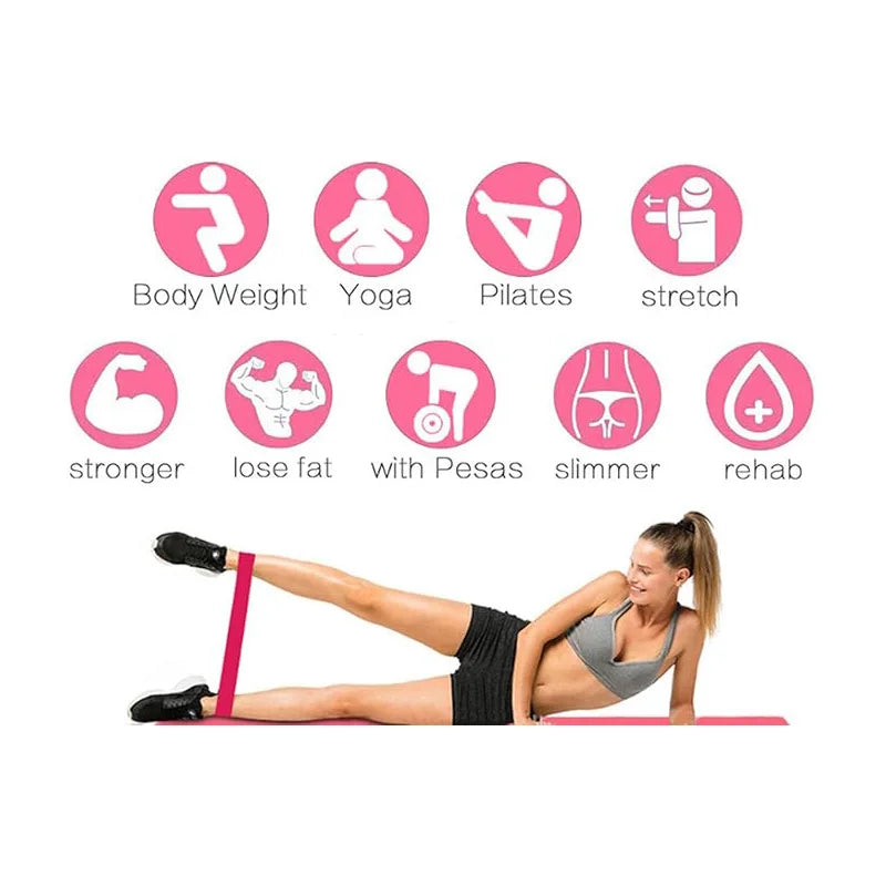 5 Pcs Resistance Bands Set