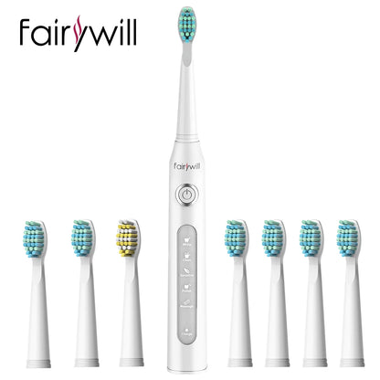 Electric Sonic Toothbrush With Replacement Heads