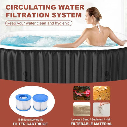 Inflatable Hot Tub With 100 Bubble Jets