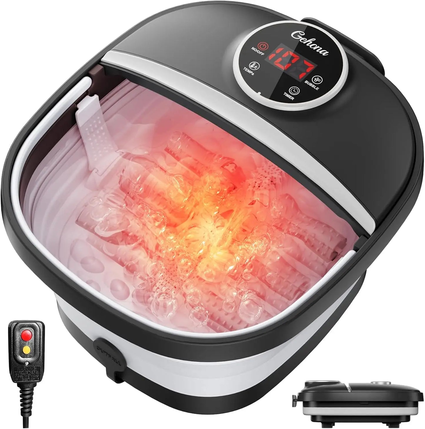 Collapsible Heated Foot Spa With Massage