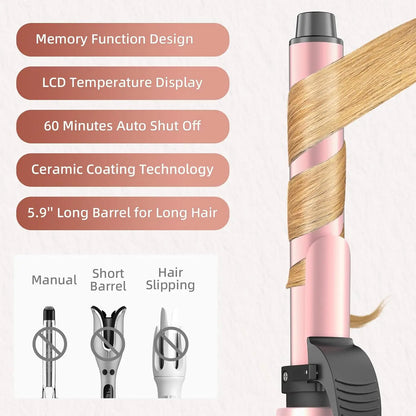 Rotating Curling Iron Automatic Curling Wand