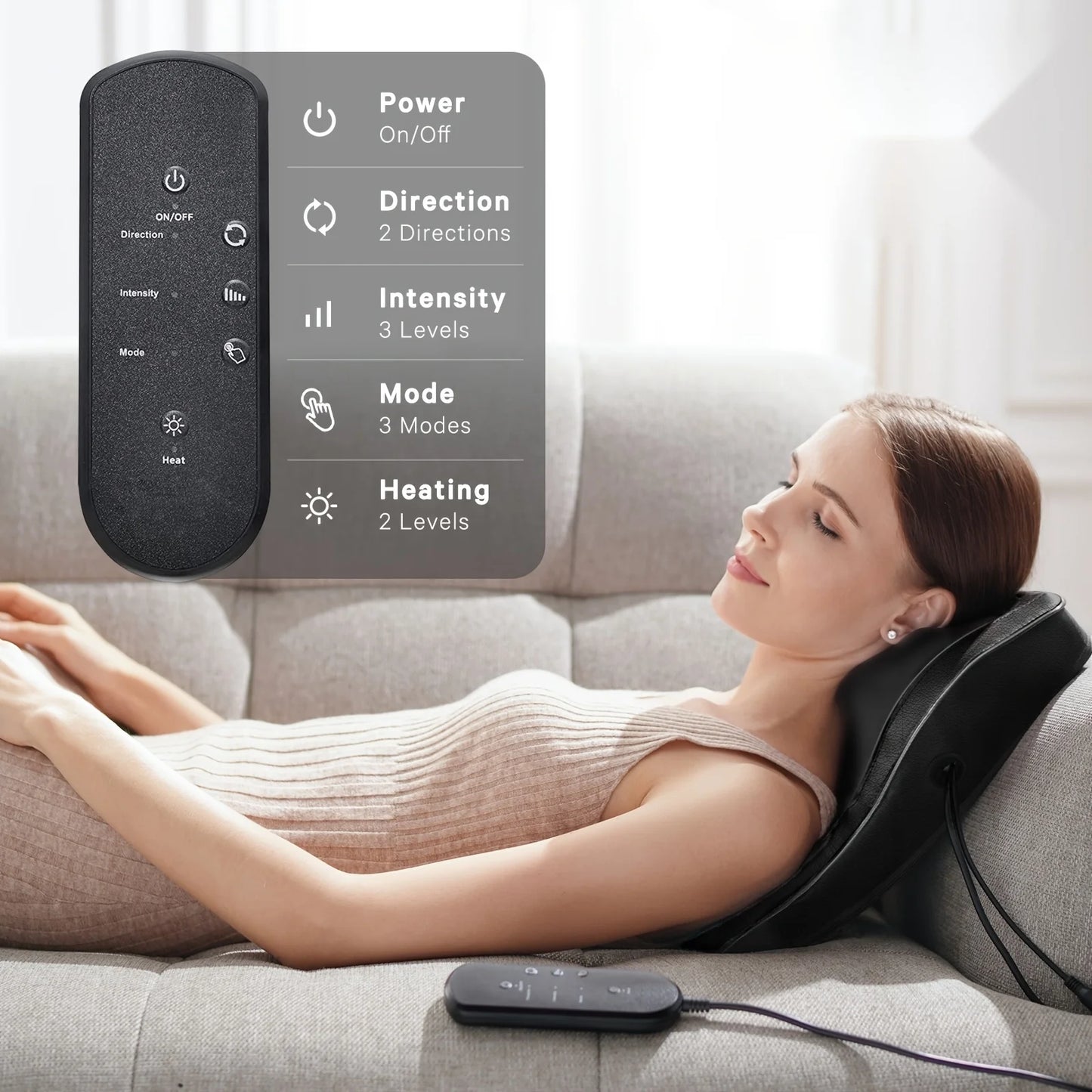 Acupressure Heated Neck Deep Tissue Massager