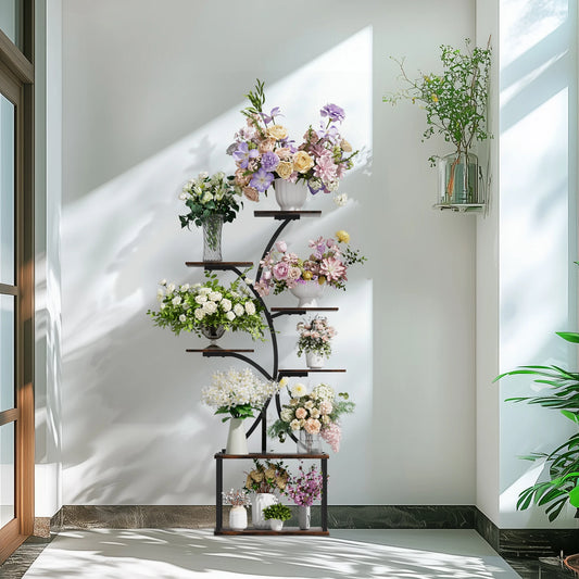 Multilayered Tree-Shaped Display Rack