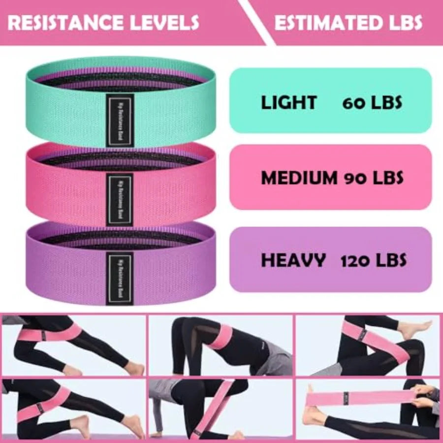 Pilates Ring Set with 14-Inch Magic Circle, Exercise Ball and 6 Resistance Bands
