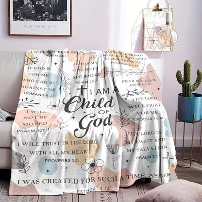 Inspirational Soft Flannel Blanket