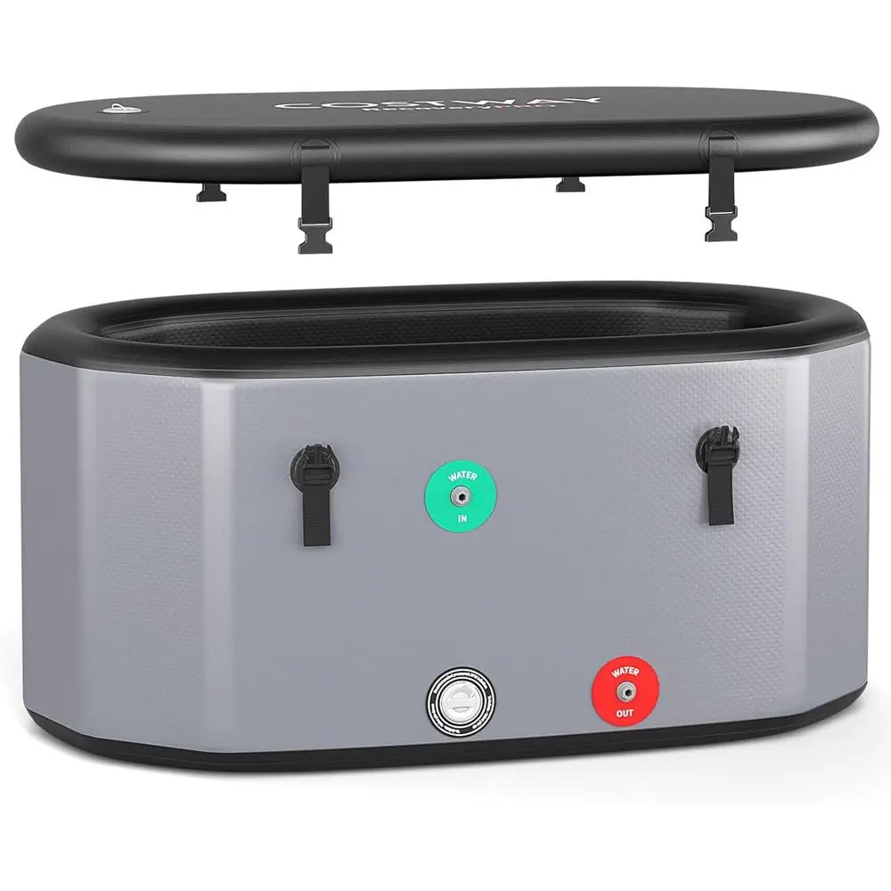 Oval Inflatable Ice Bath Tub with Cover