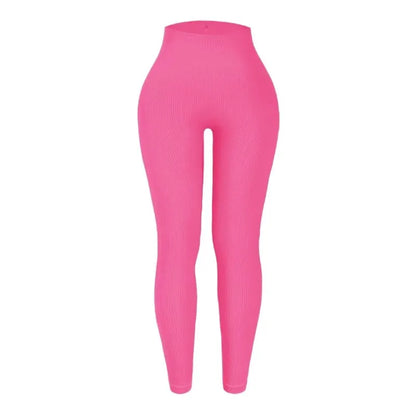 Women's Seamless Knitted  Yoga Pants High Waisted Leggings