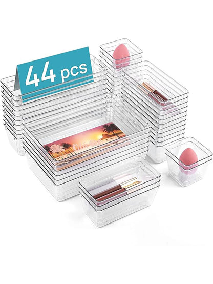44 pcs Drawer Storage Box Set,