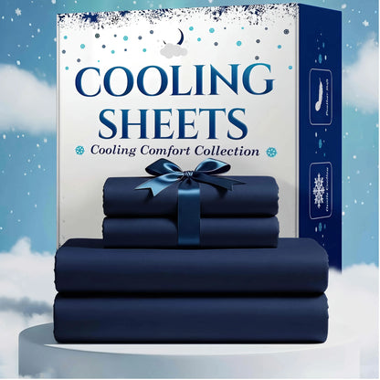 Soft Wrinkle-Free Cooling Sheets with Deep Bed Sheet Fit
