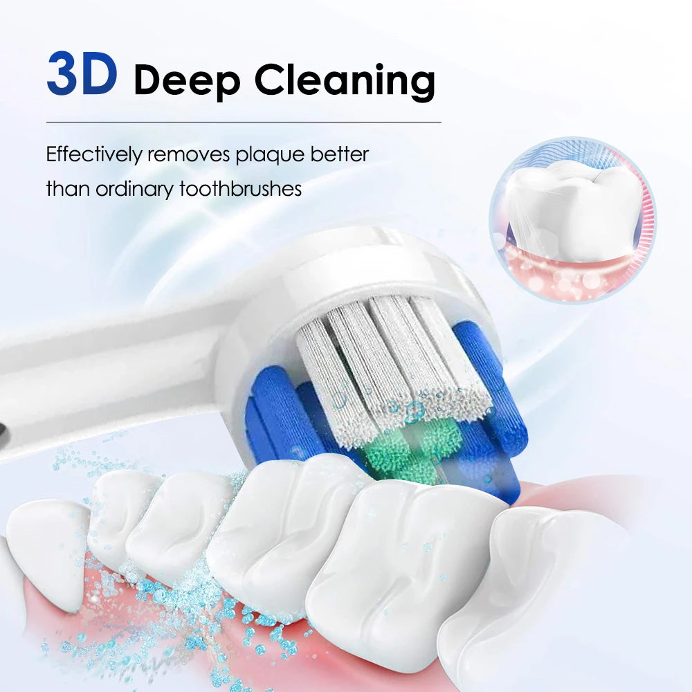 Electric Toothbrush Cordless USB Rechargeable