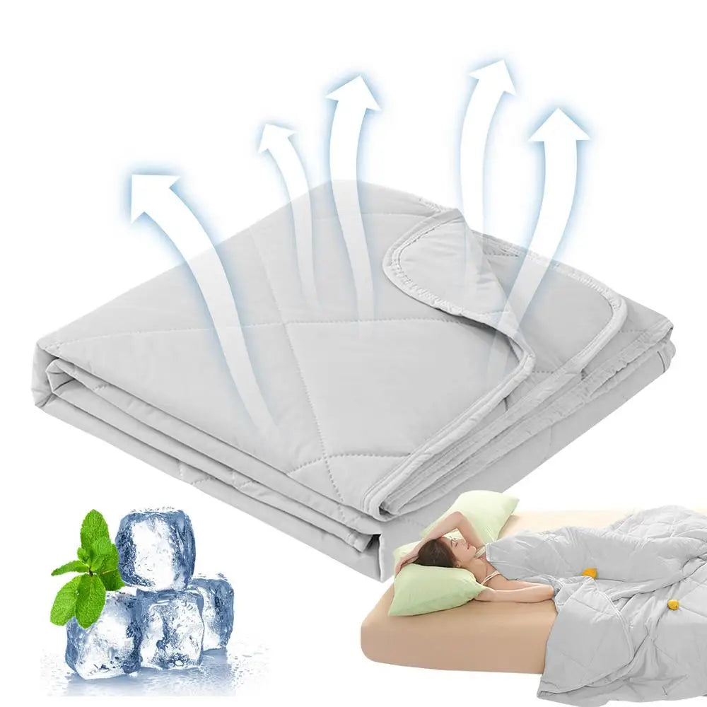 Cooling Blanket - 3 Layers Lightweight Cooled Summer Quilt