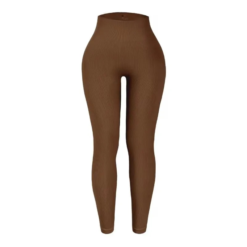 Women's Seamless Knitted  Yoga Pants High Waisted Leggings