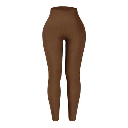 Women's Seamless Knitted  Yoga Pants High Waisted Leggings