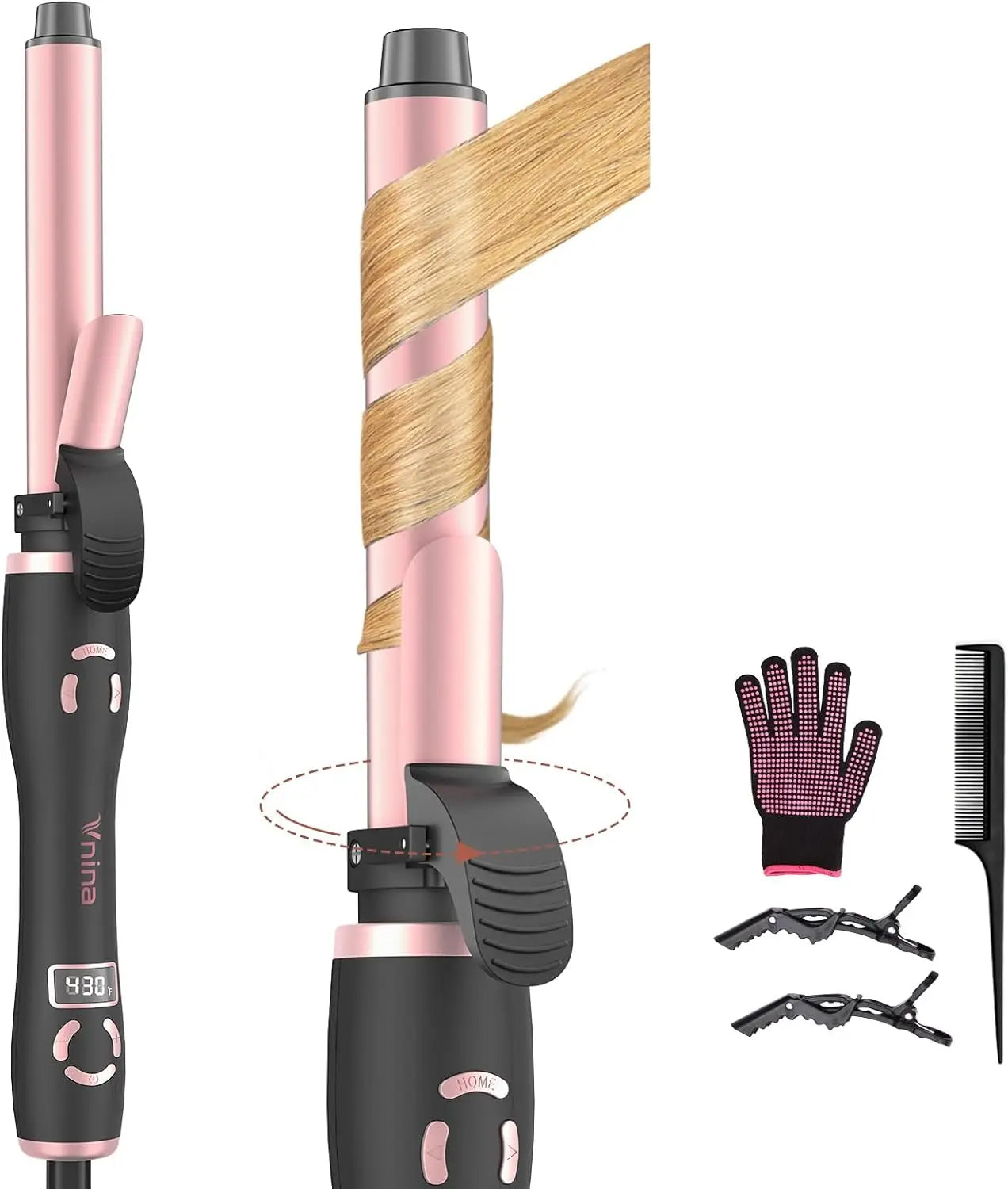 Rotating Curling Iron Automatic Curling Wand