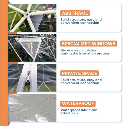 12ft Garden Dome Tent 4-8 Person
