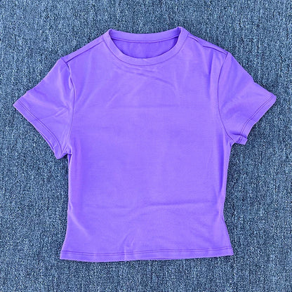 Tight Fitting Sports T-shirt Quick Drying Short Sleeved