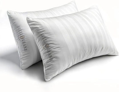 King Size Feather Down Pillows Set of 2,
